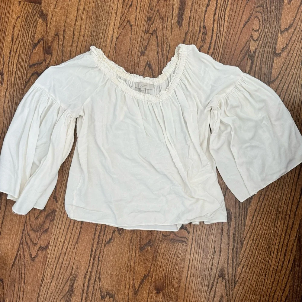 LOFT off the shoulder top - Picture 2 of 2